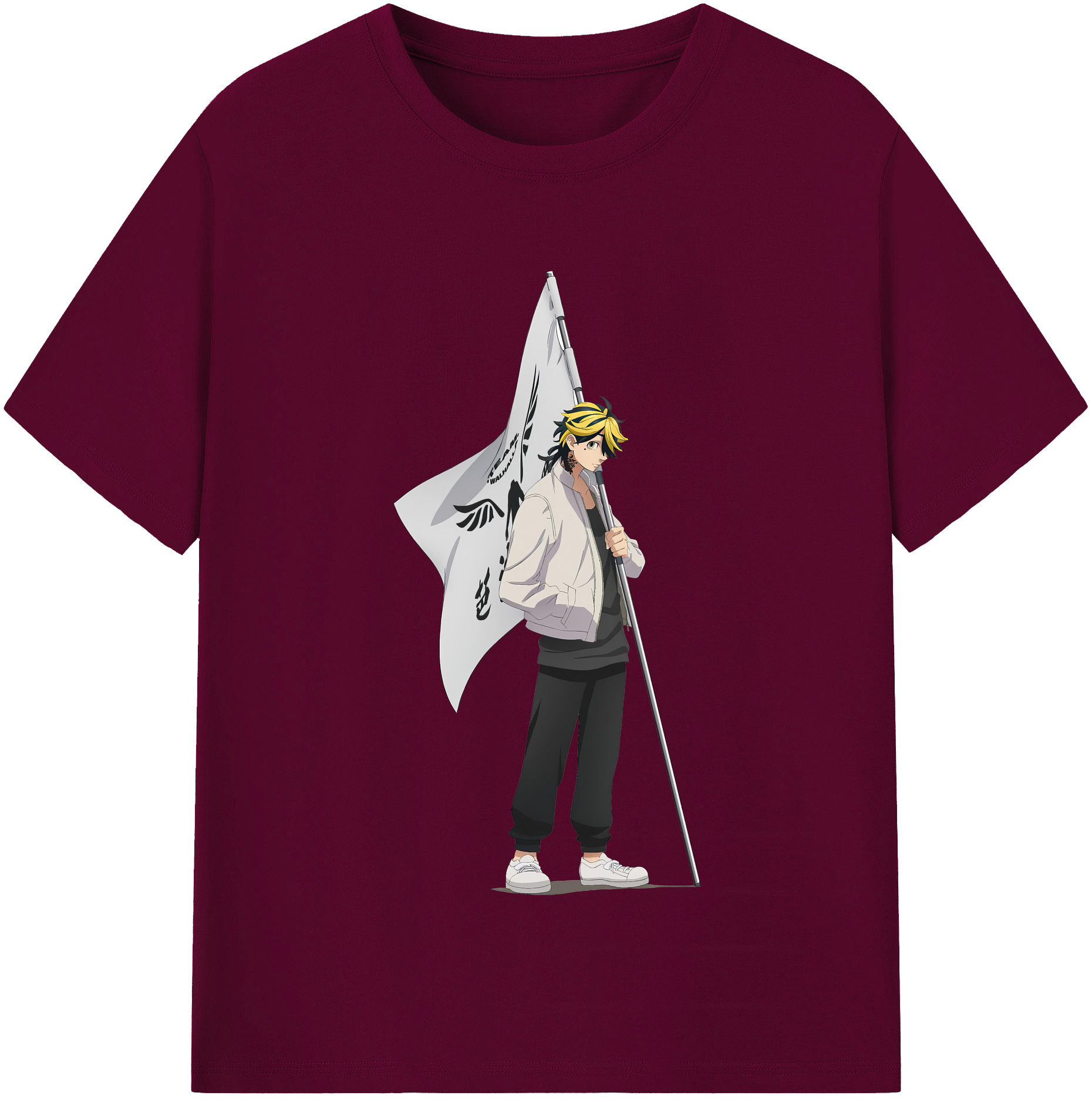 （画像用） 東京リベンジャーズ Tokyo Revengers レディースカジュアルプリントTシャツ（綿100％）